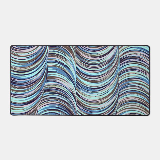 Swirls Desk Mat (Front)