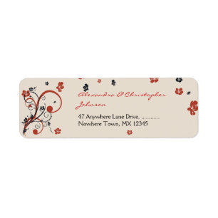 Swirls & Flowers Elegant Wedding