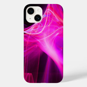 SWIRLS IN PURPLE pink fuchsia Case-Mate iPhone 14 Case