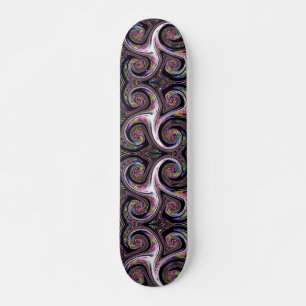 Swirls Lightning zoom skateboard