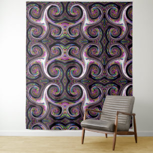 Swirls lightning zoom tapestry