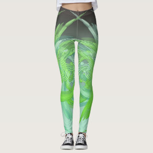 Swirls n Waves Leggings