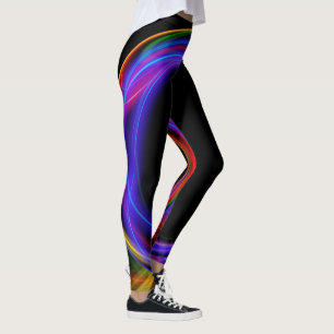 Swirls of Light Leggings