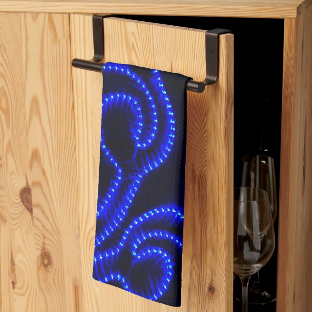 Swirls of Light  Tea Towel (Thirds Fold)