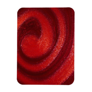 Swirls of nail polish magnet