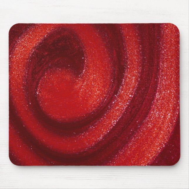 Swirls of nail polish mouse pad (Front)