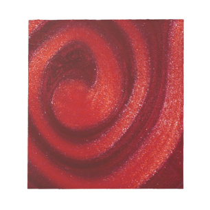 Swirls of nail polish notepad