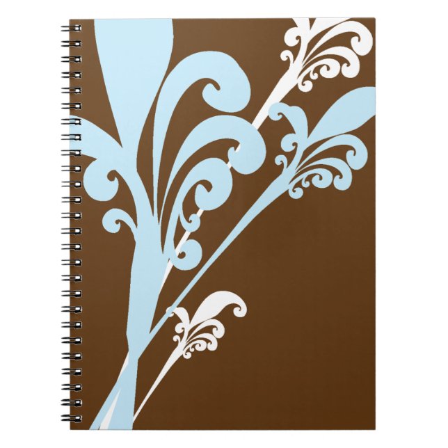 Swirls Spiral Notebook (Front)
