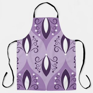 Swirls Vintage Geometric Seamless Art Apron