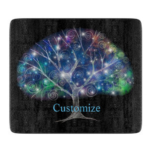 Swirly branch Tree Thunder_Cove Cutting Board