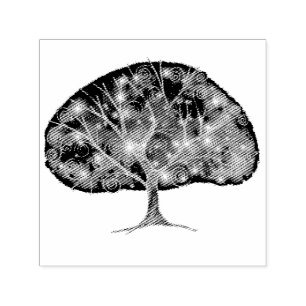 Swirly branch Tree Thunder_Cove Self-inking Stamp