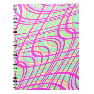 Swirly Check 2011 Spiral Notebook