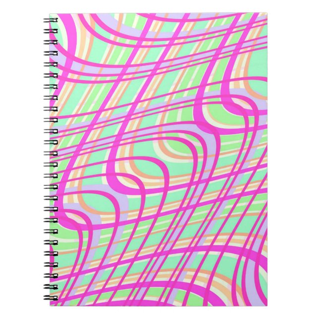 Swirly Check 2011 Spiral Notebook (Front)