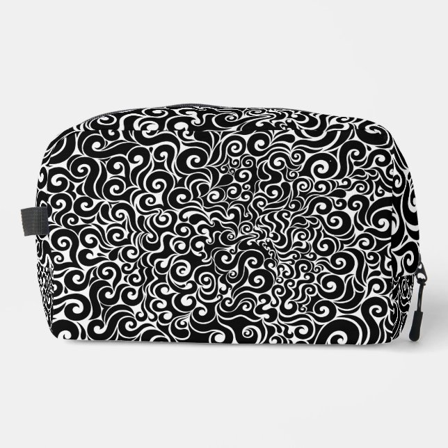 Swirly Design Dopp Kit (Front)