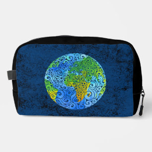 Swirly Earth Dopp Kit