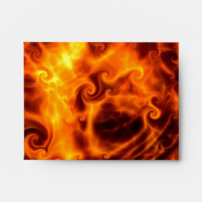 Swirly Flames Envelopes (Front)