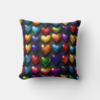 Swirly Hearts Cushion