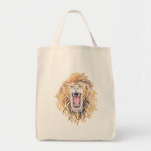 Swirly Lion  Tote Bag