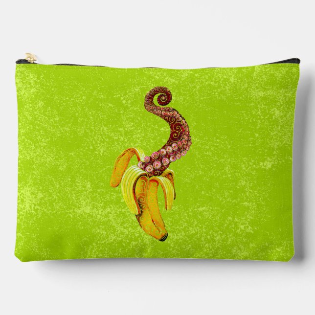 Swirly Mutant-Banana Accessory Pouch (Front)