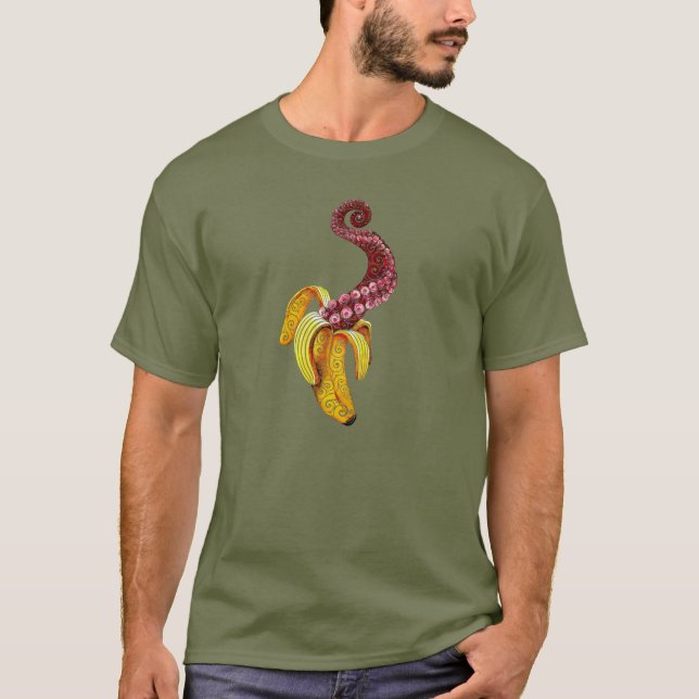 Swirly Mutant-Banana T-Shirt (Front)