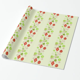 Swirly Ornaments Wrapping Paper, 30" x 6' Paper