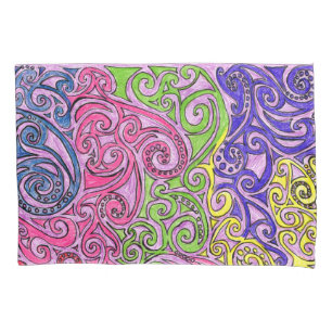 swirly pillowcase set