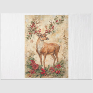 Swirly Reindeer Tissue Paper