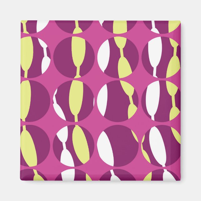 Swirly Stripe Magnet (Front)