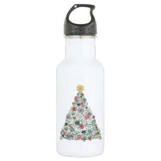 Swirly Tree Decorated 532 Ml Water Bottle