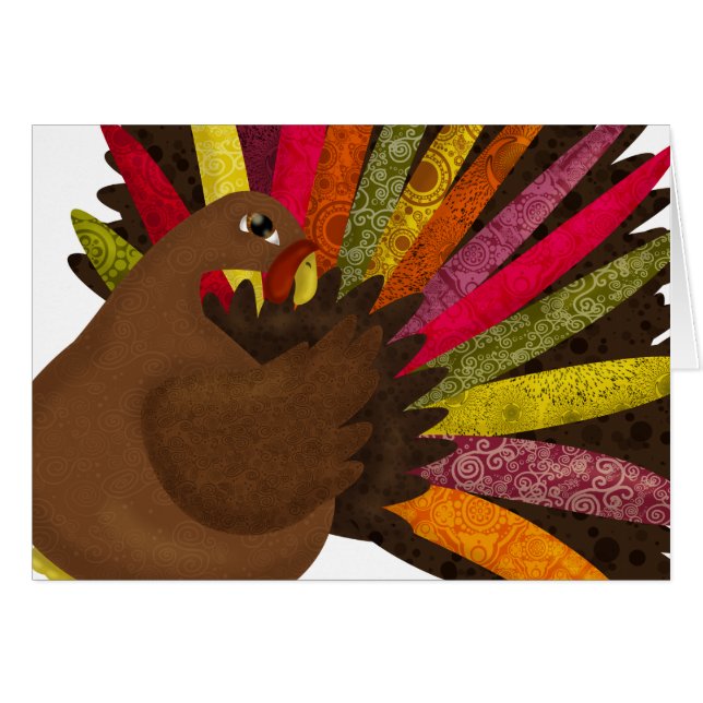 Swirly Turkey (Front Horizontal)