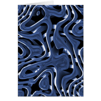 Swiryly Blue Chrome Abstract Art