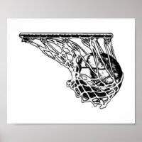Swish Basketball Poster
