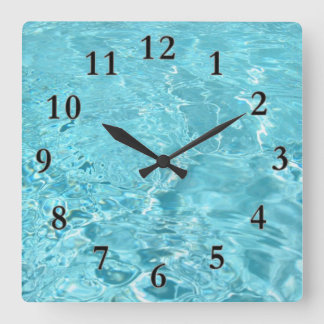 Swish Square Wall Clock