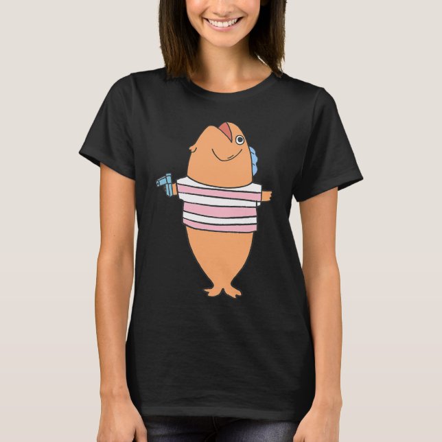 swish swish fish T-Shirt (Front)