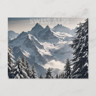 Swiss Alps (1) Postcard