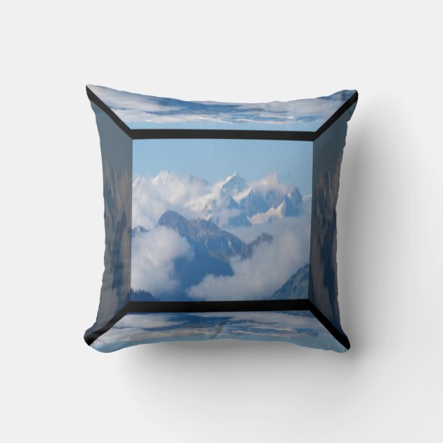 Swiss Alps Cushion (Front)