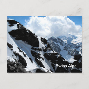 Swiss alps postcard