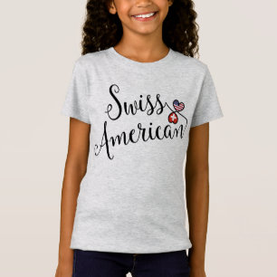 Swiss American Entwinted Hearts T-Shirt