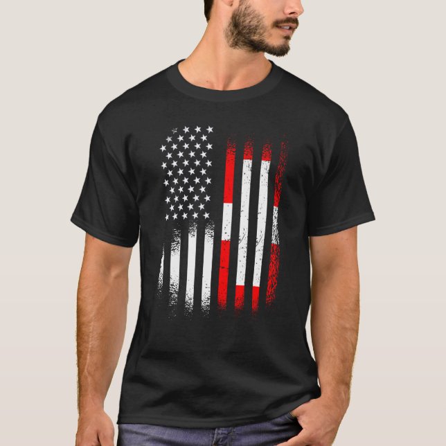Swiss American Heritage Month Switzerland Patriot  T-Shirt (Front)