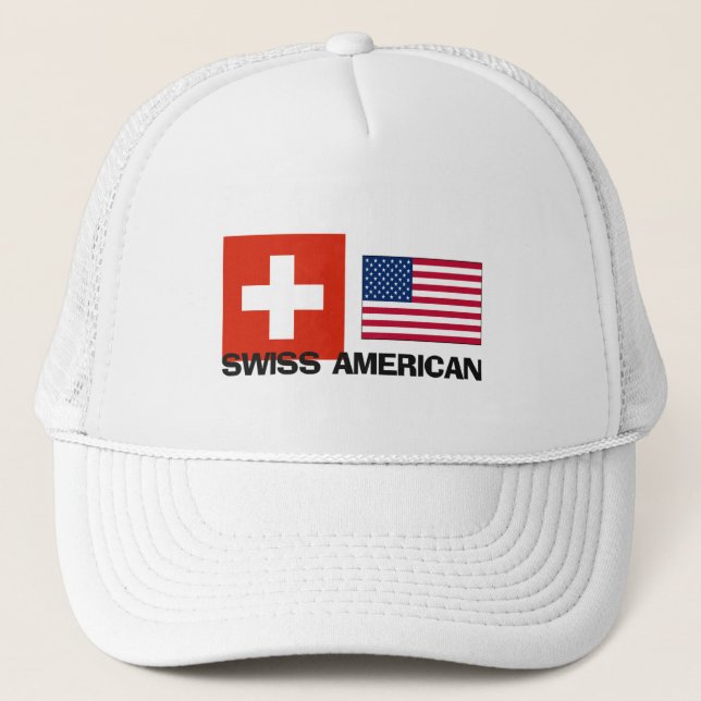 Swiss American Trucker Hat (Front)