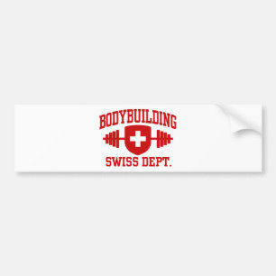 Swiss Bodybuilding Bumper Sticker