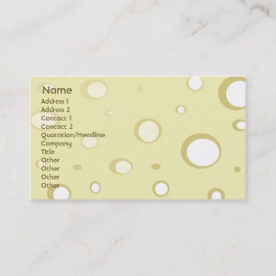 Swiss Cheese - Business Card