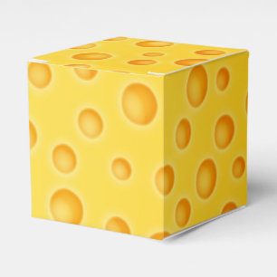 Swiss Cheese Cheezy Texture Pattern Favour Box