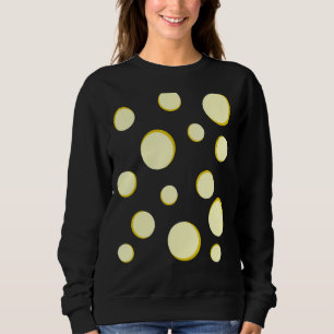 Swiss Cheese Costume Funny Easy Cheese Halloween C Sweatshirt