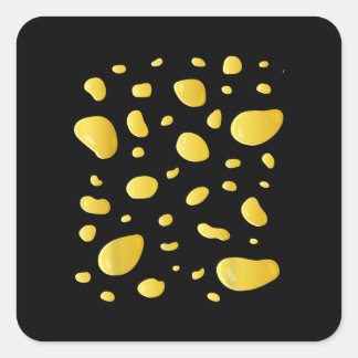 Swiss Cheese Costume T-Shirt Halloween Costume Square Sticker