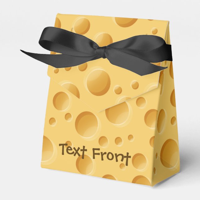 Swiss Cheese Pattern Favour Box (Front Side)