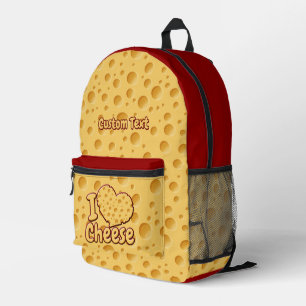 Swiss Cheese Pattern Printed Backpack