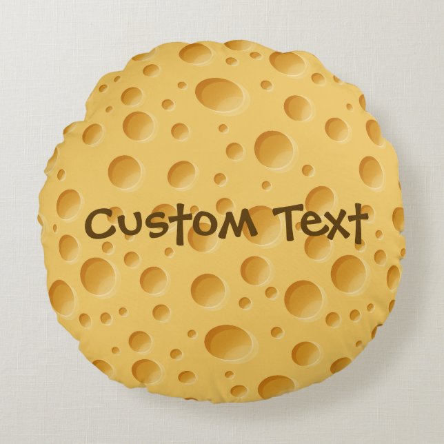 Swiss Cheese Pattern Round Cushion (Front)