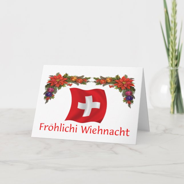 Swiss Christmas Holiday Card (Front)