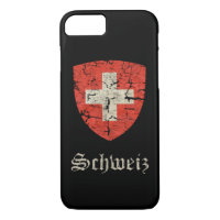 Swiss Coat of Arms Distressed
